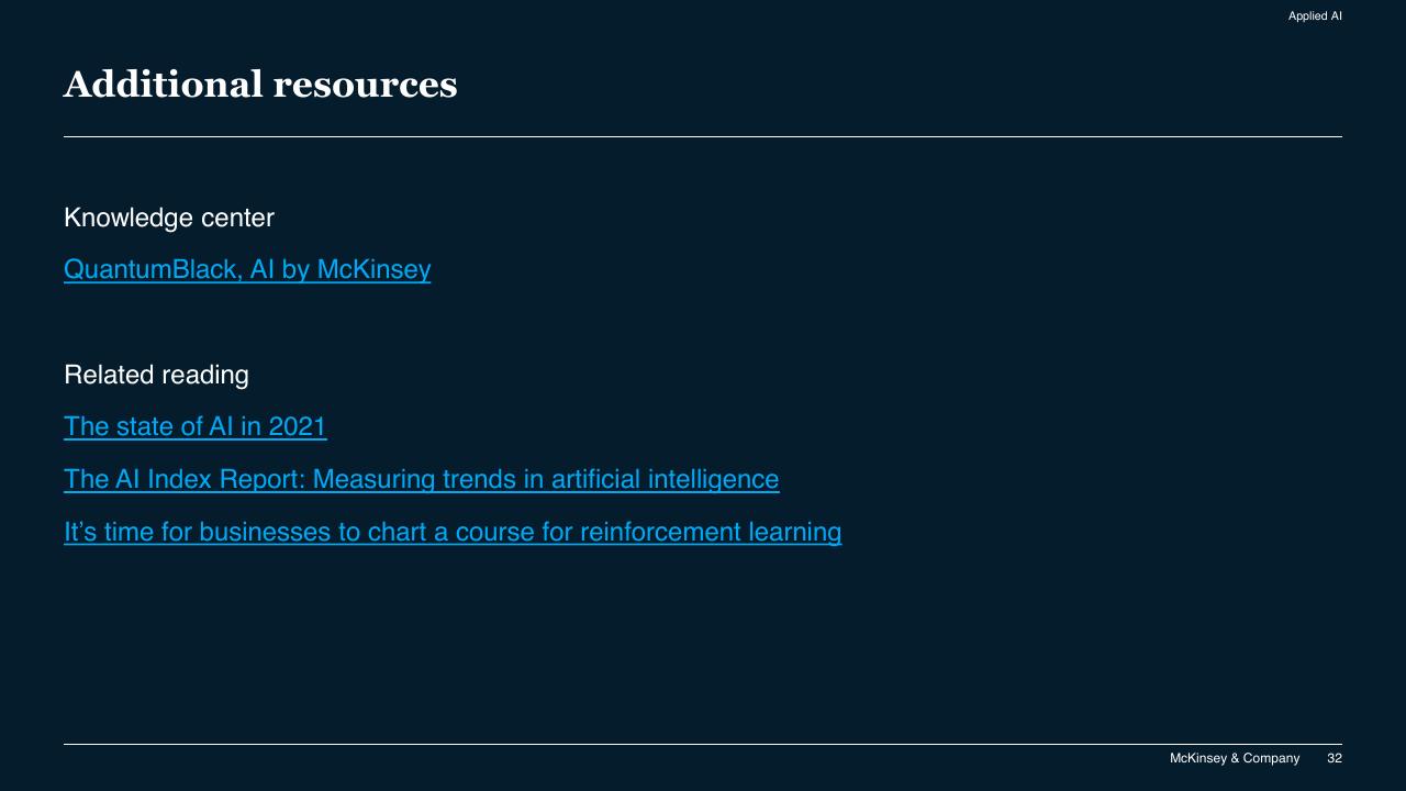 Text slide 32 from McKinsey Technology Trends Outlook 2022 Report McKinsey