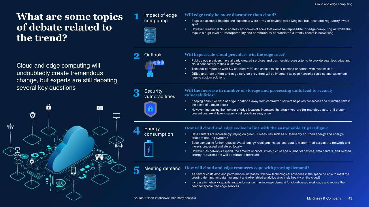 Process slide 43 from McKinsey Technology Trends Outlook 2022 Report McKinsey