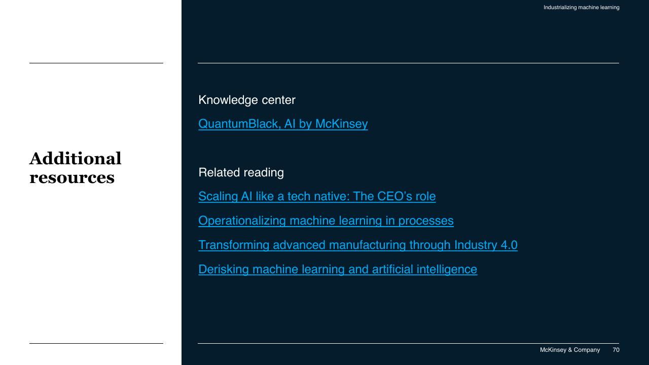 Text slide 70 from McKinsey Technology Trends Outlook 2022 Report McKinsey
