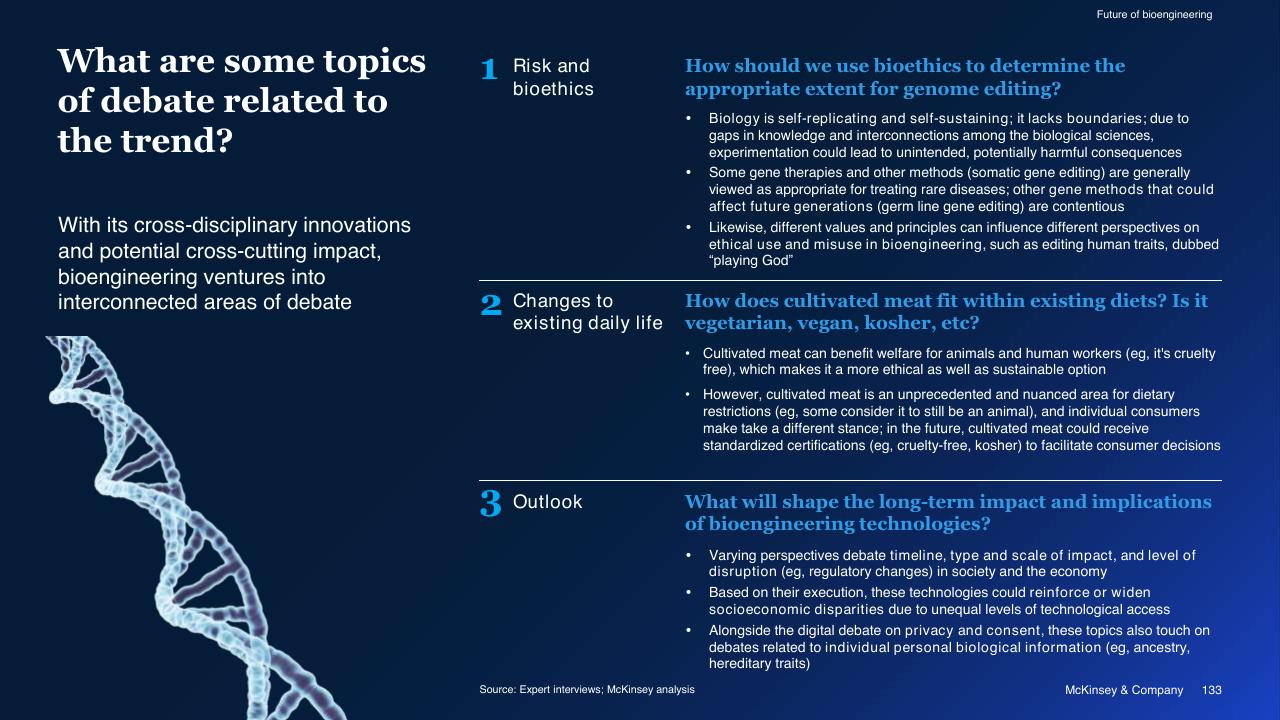 Process slide 133 from McKinsey Technology Trends Outlook 2022 Report McKinsey