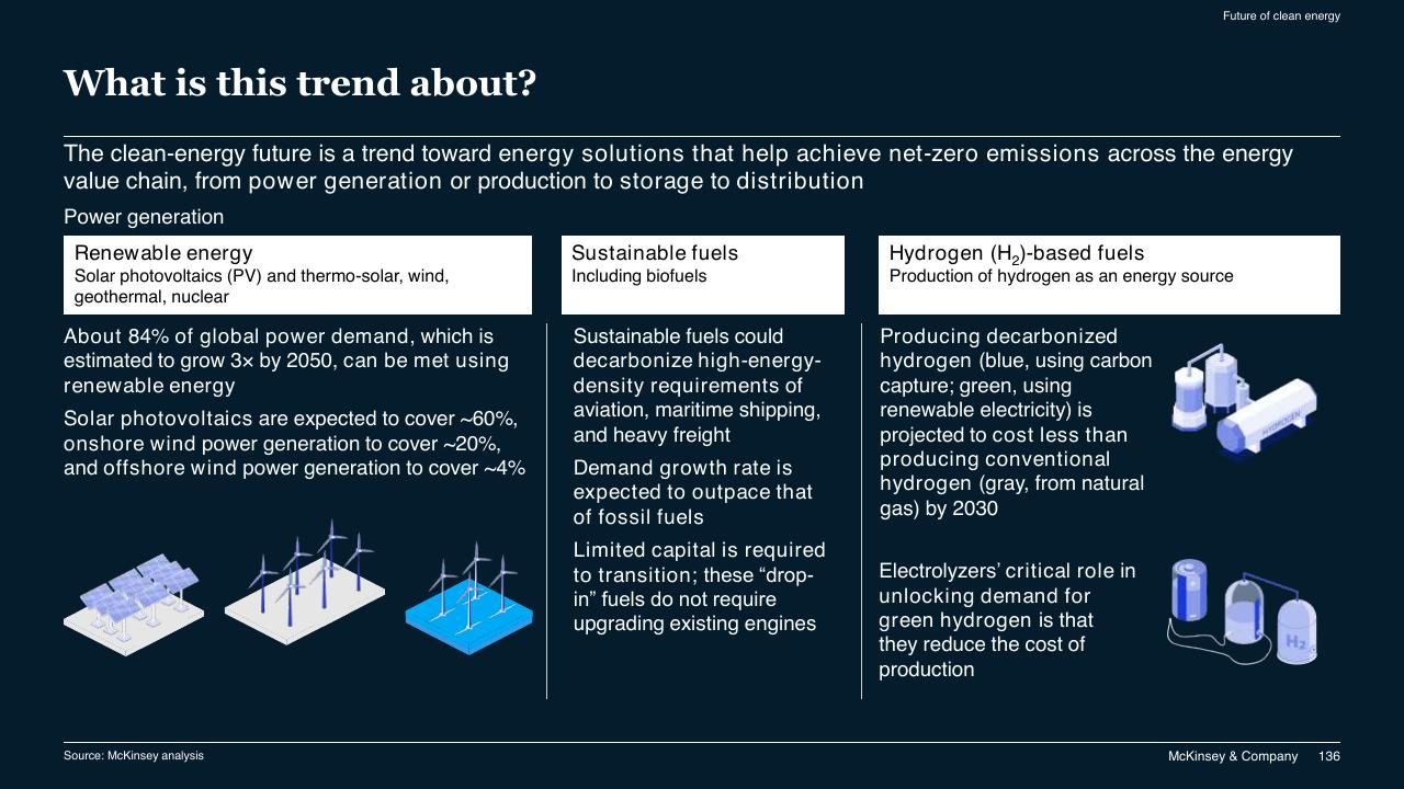 Comparison slide 136 from McKinsey Technology Trends Outlook 2022 Report McKinsey