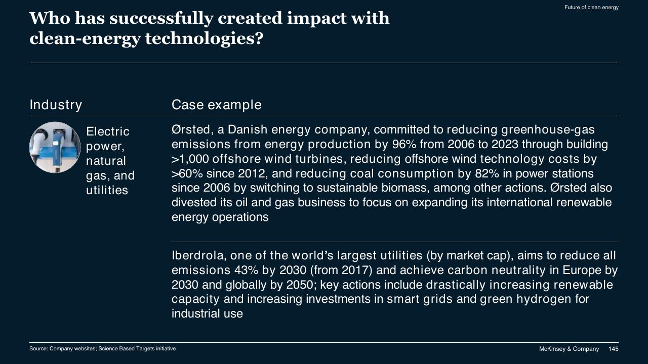 Case Study slide 145 from McKinsey Technology Trends Outlook 2022 Report McKinsey