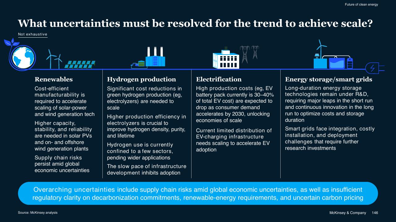 Comparison slide 146 from McKinsey Technology Trends Outlook 2022 Report McKinsey