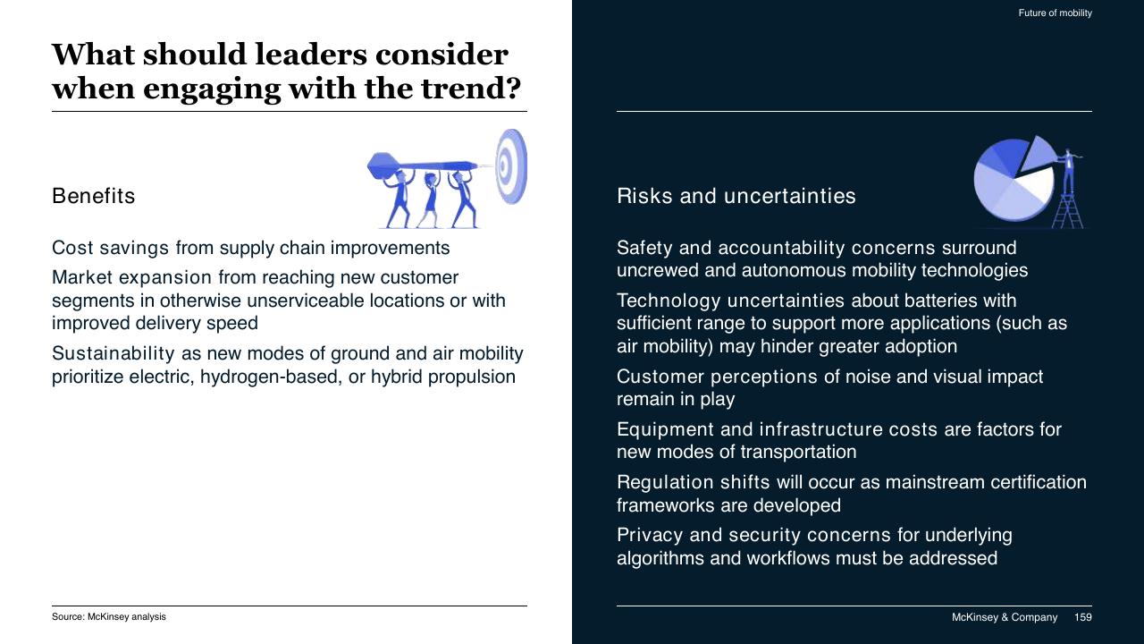 Comparison slide 159 from McKinsey Technology Trends Outlook 2022 Report McKinsey
