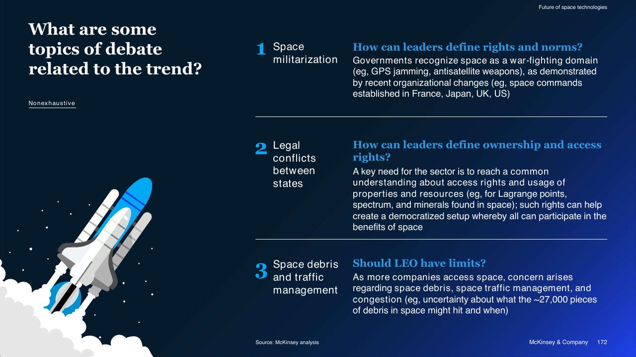 Process slide 172 from McKinsey Technology Trends Outlook 2022 Report McKinsey