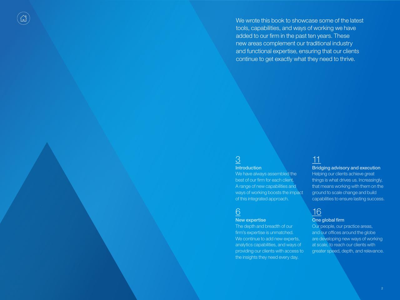 Agenda slide 2 from New At McKinsey Making A Difference