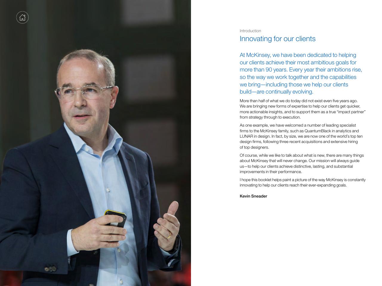 Text slide 3 from New At McKinsey Making A Difference