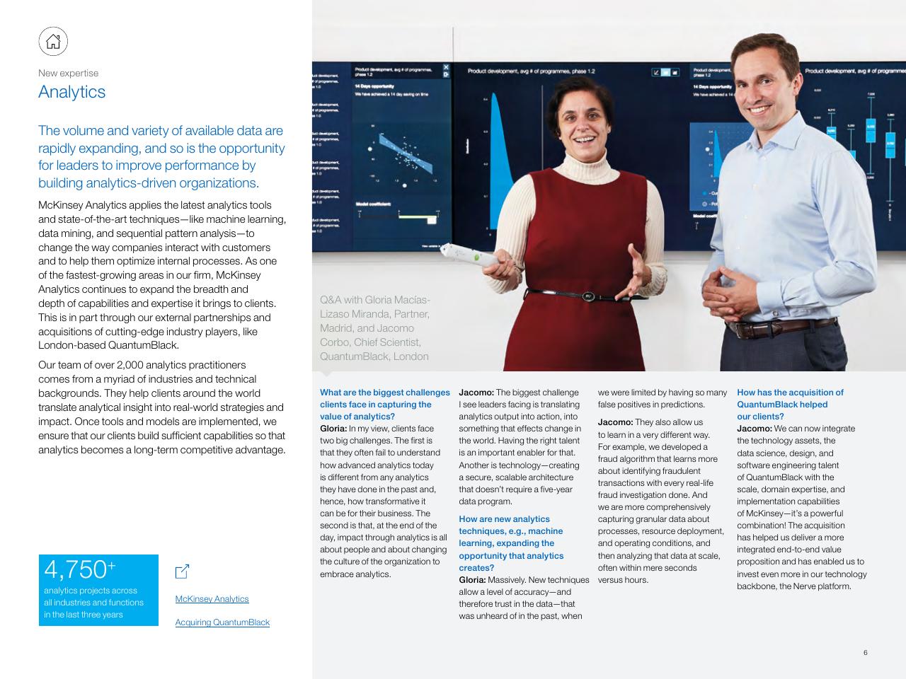 Text slide 6 from New At McKinsey Making A Difference