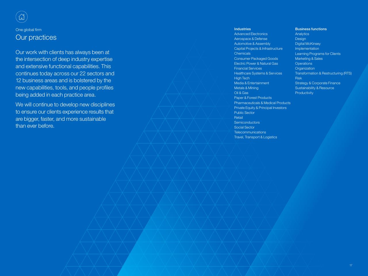 Text slide 17 from New At McKinsey Making A Difference