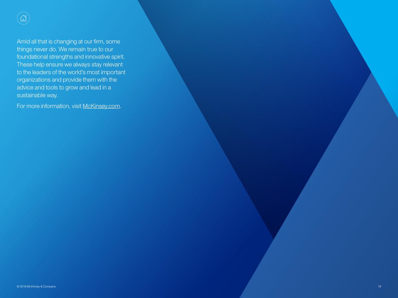 Text slide 19 from New At McKinsey Making A Difference