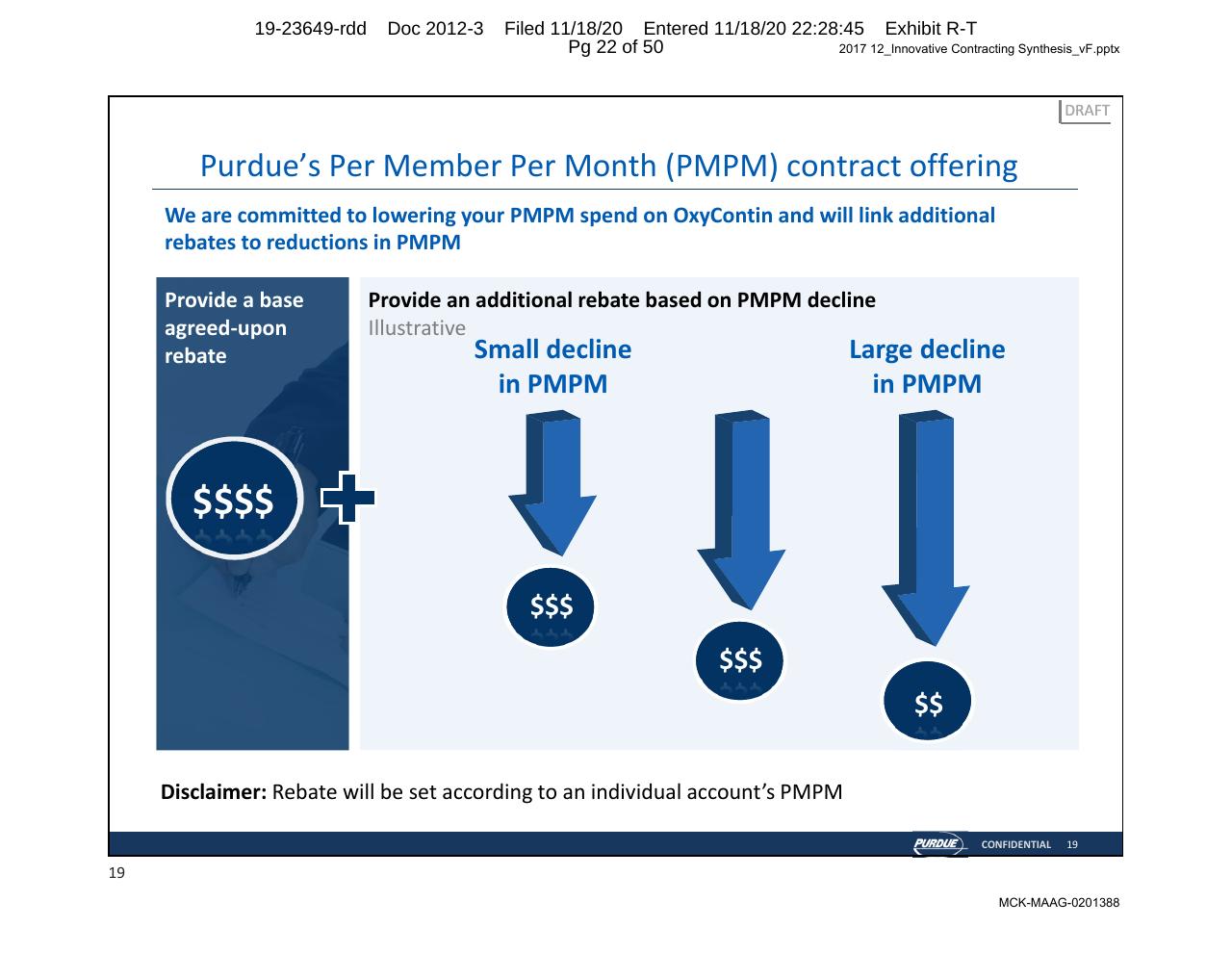 Comparison slide 22 from Purdue Opioids_ High Impact Interventions To Rapidly Address Market Access Challenges