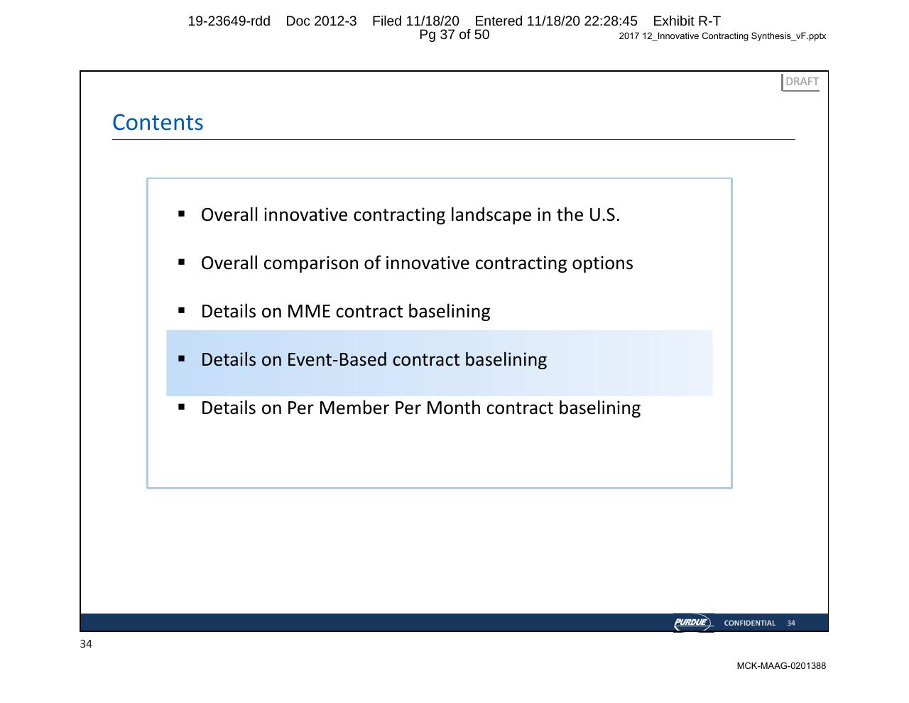 Agenda slide 37 from Purdue Opioids_ High Impact Interventions To Rapidly Address Market Access Challenges