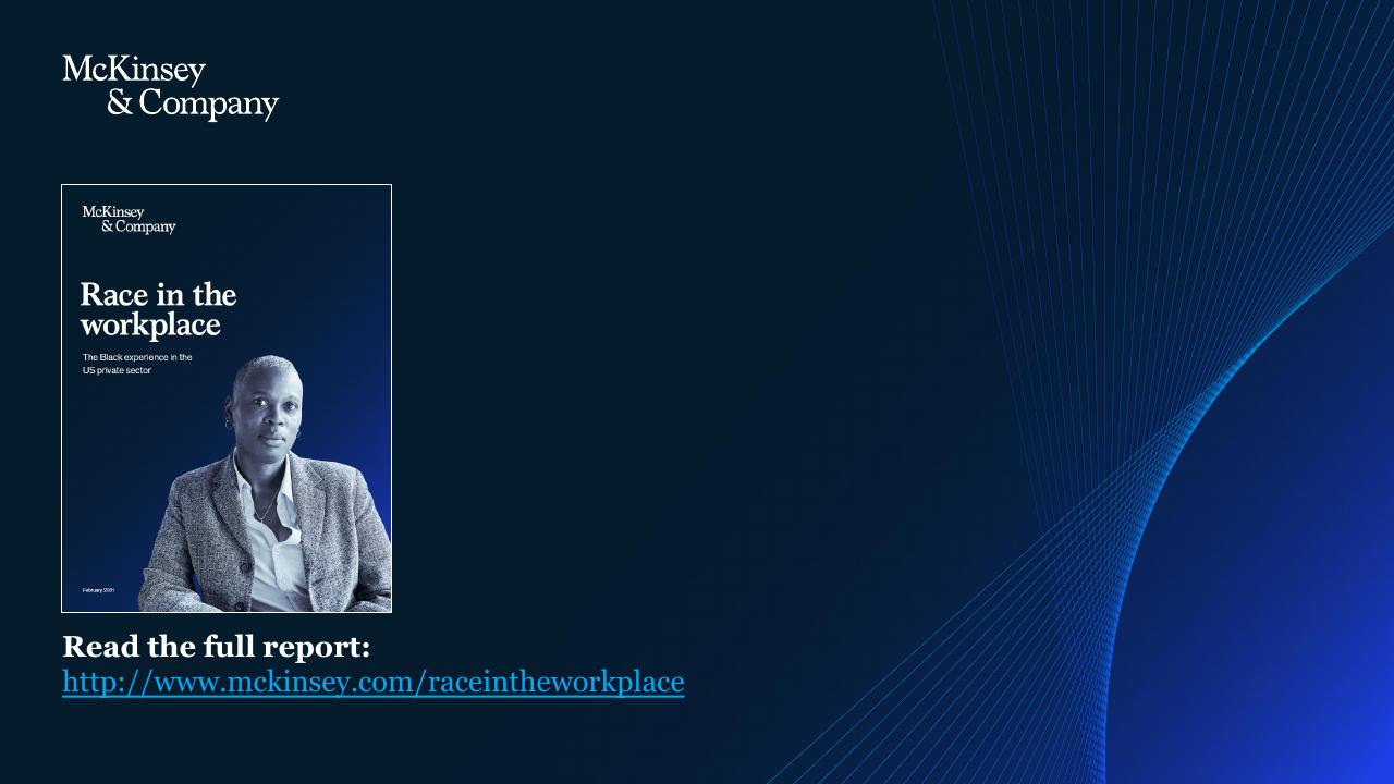 Cover slide 19 from Race In The Workplace_ The Black Experience In The US Private Sector