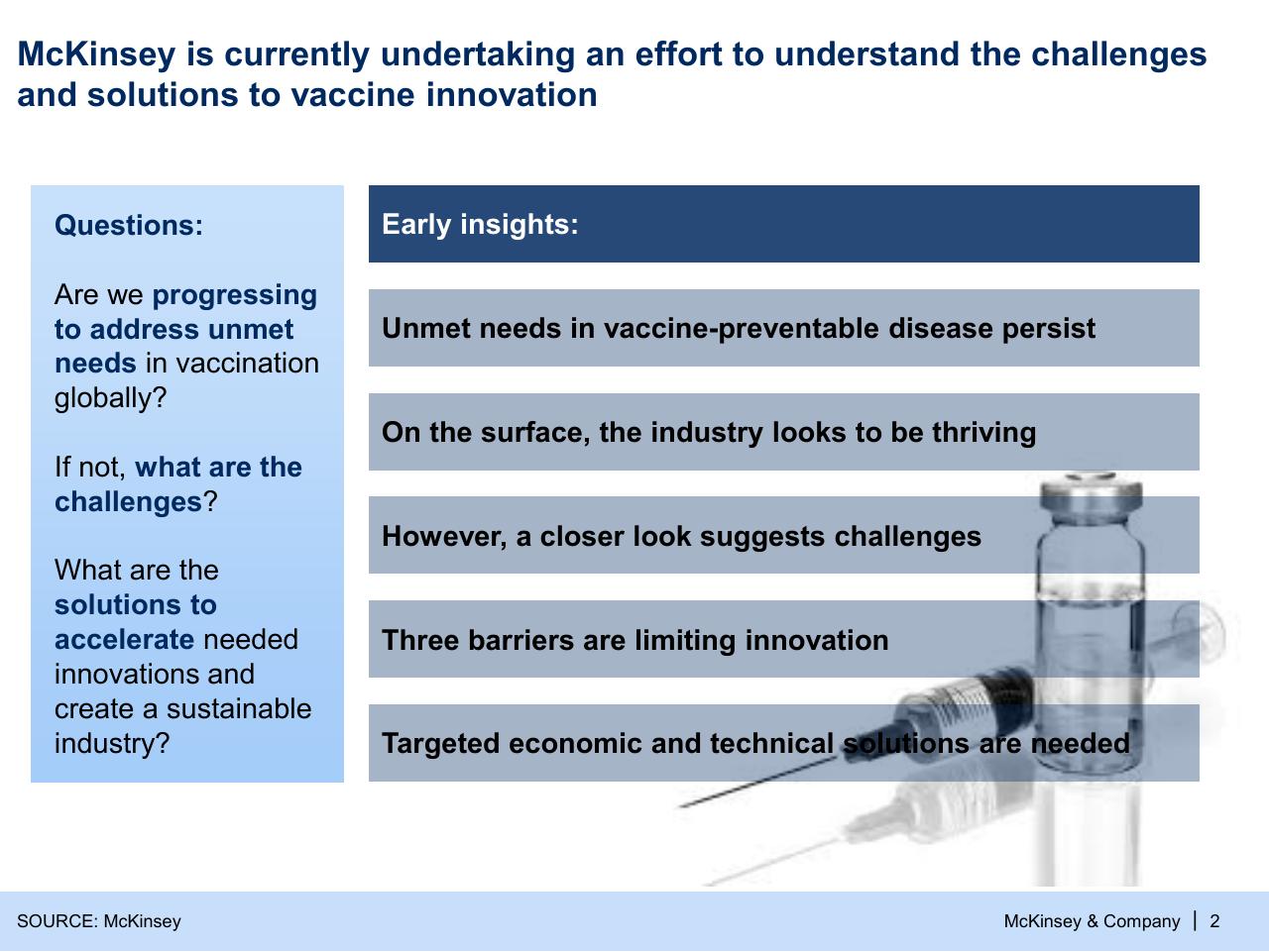 Comparison slide 2 from Refueling The Innovation Engine In Vaccines