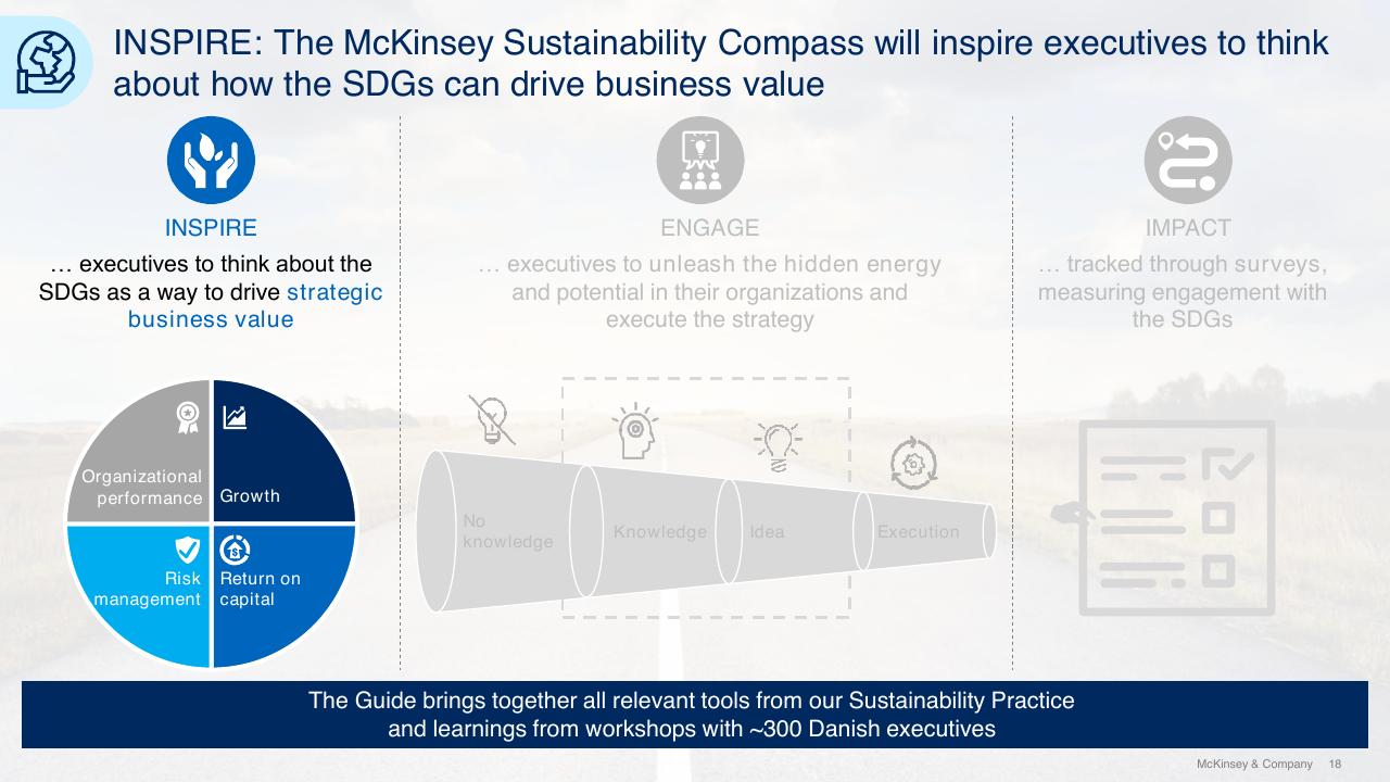 Framework slide 18 from Sdg Guide For Business Leaders McKinsey