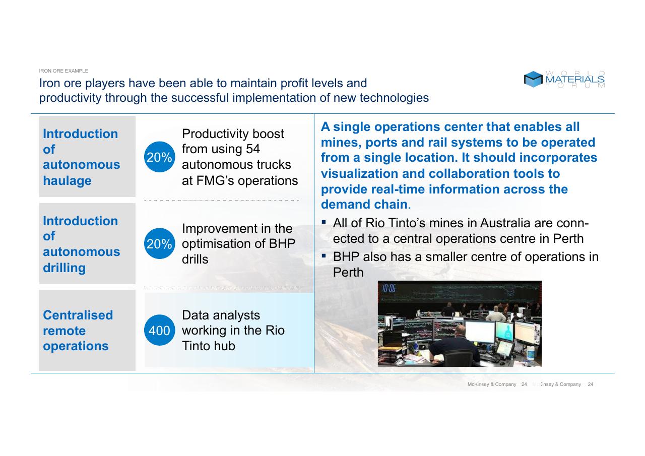 Case Study slide 24 from Technologys Role In Mineral Criticality McKinsey