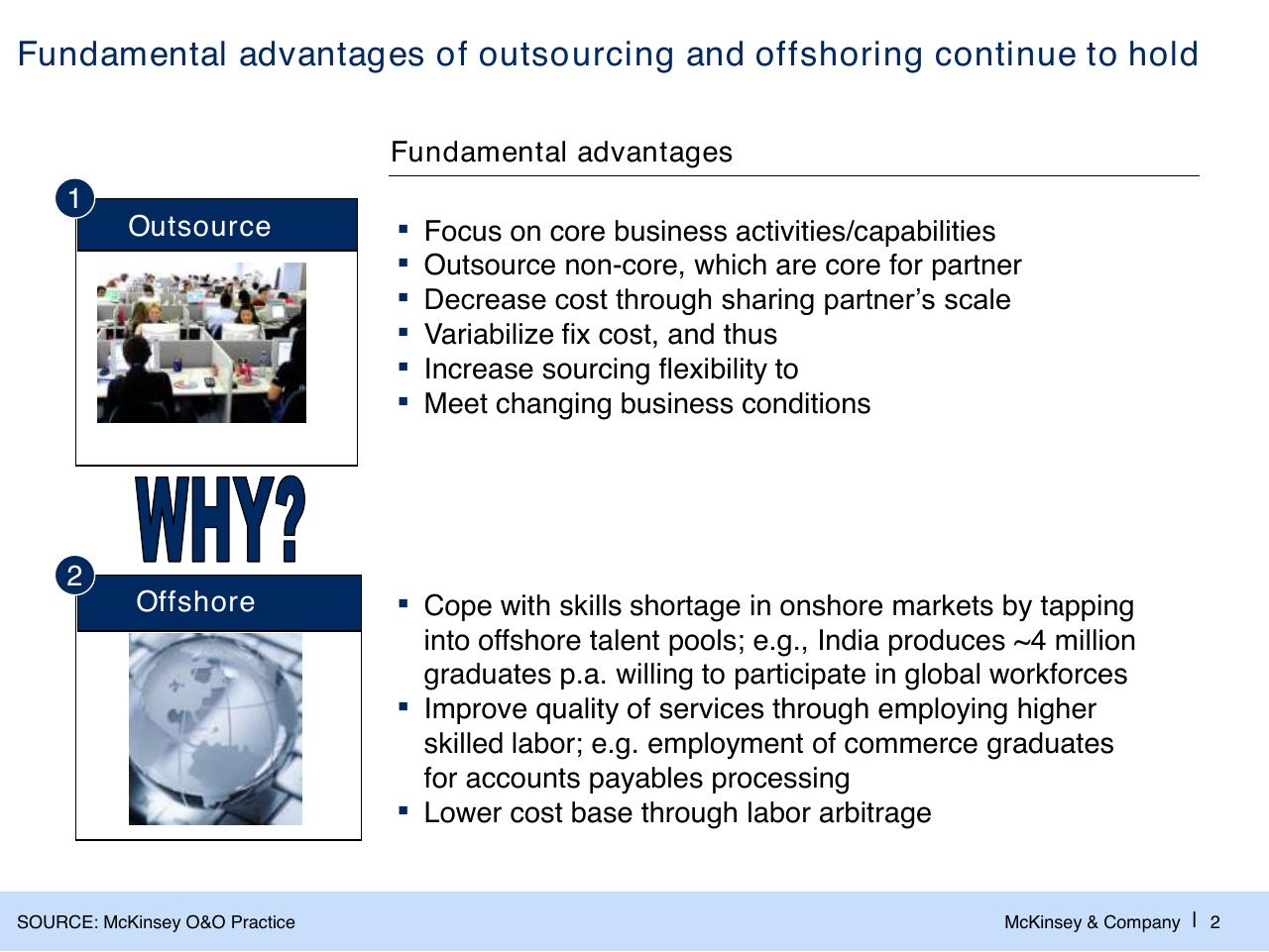 Comparison slide 3 from The Changed Agenda In The Global Sourcing Industry Perspectives And Developments