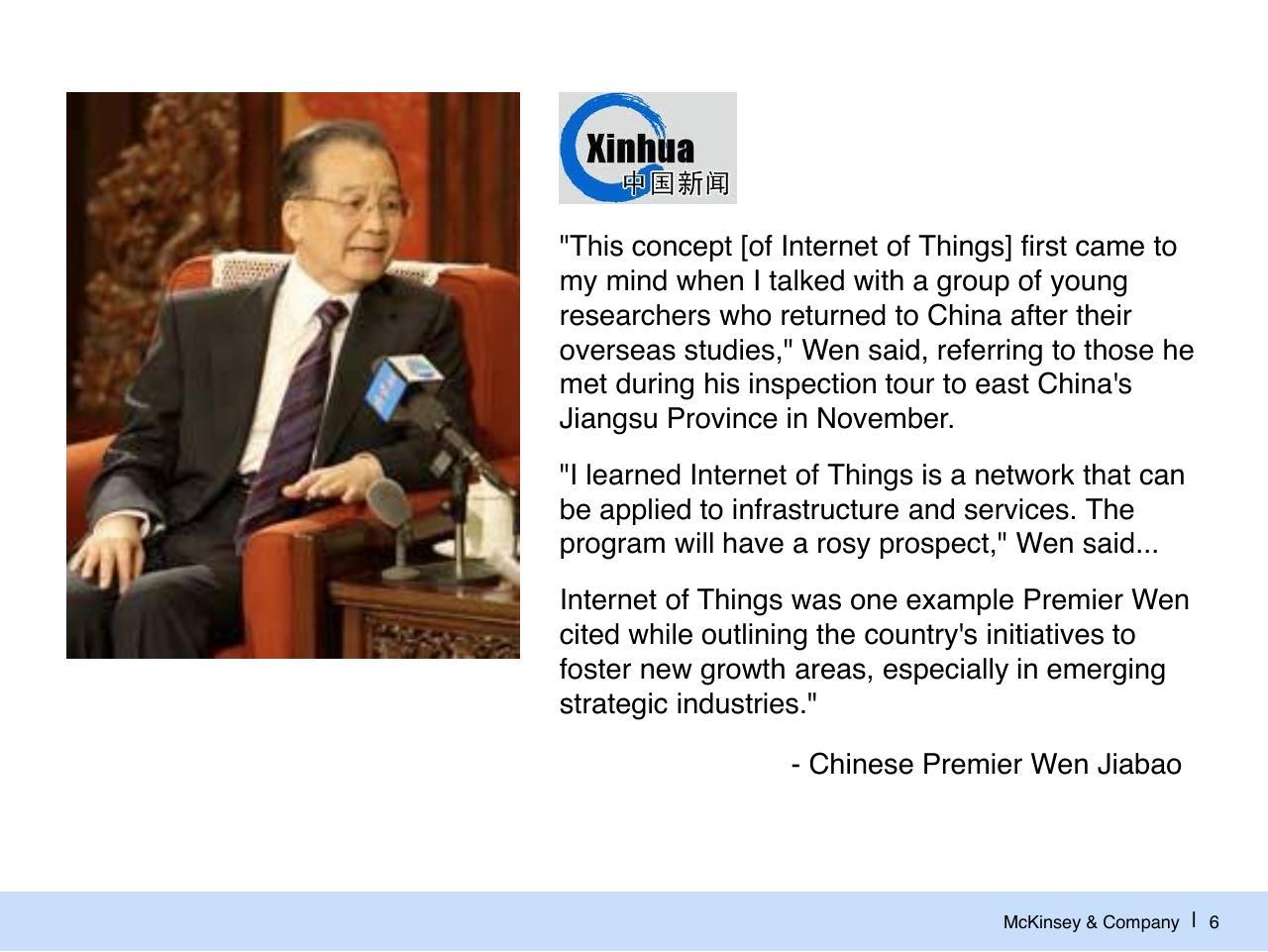 Quote slide 7 from The Internet Of Things And Big Data Opportunities For Value Creation