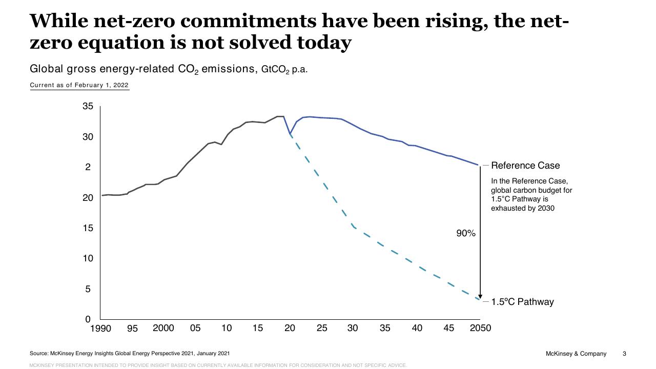 Chart slide 3 from The Net Zero Transition McKinsey