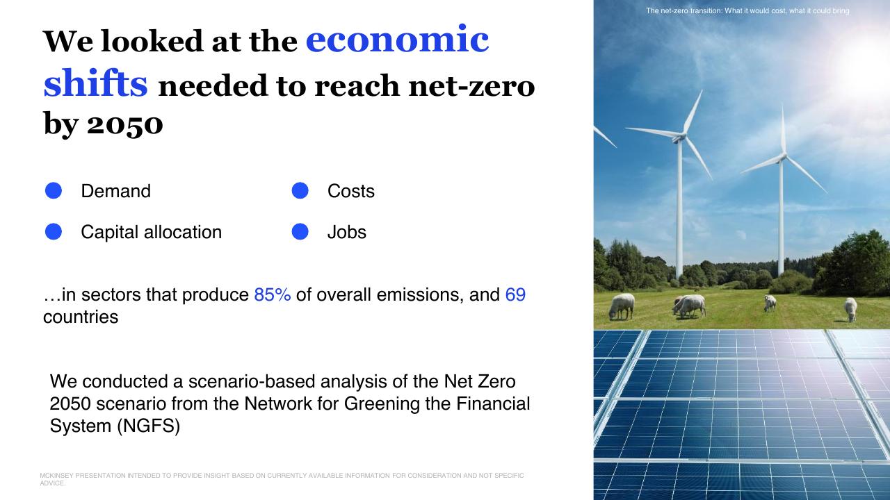 Text slide 5 from The Net Zero Transition McKinsey