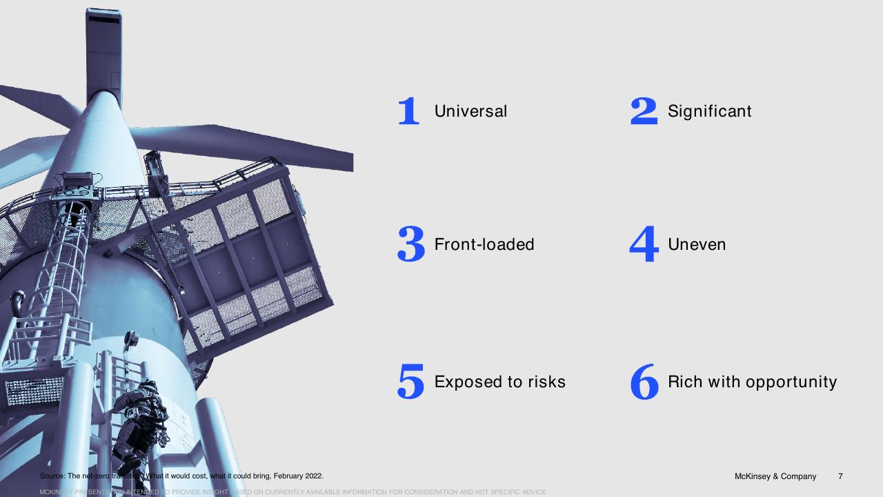 Process slide 7 from The Net Zero Transition McKinsey