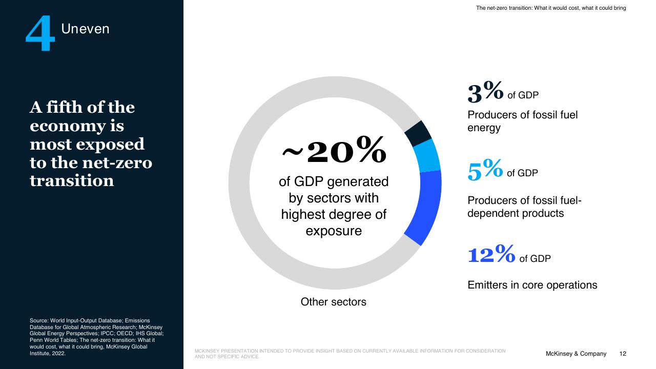Chart slide 12 from The Net Zero Transition McKinsey