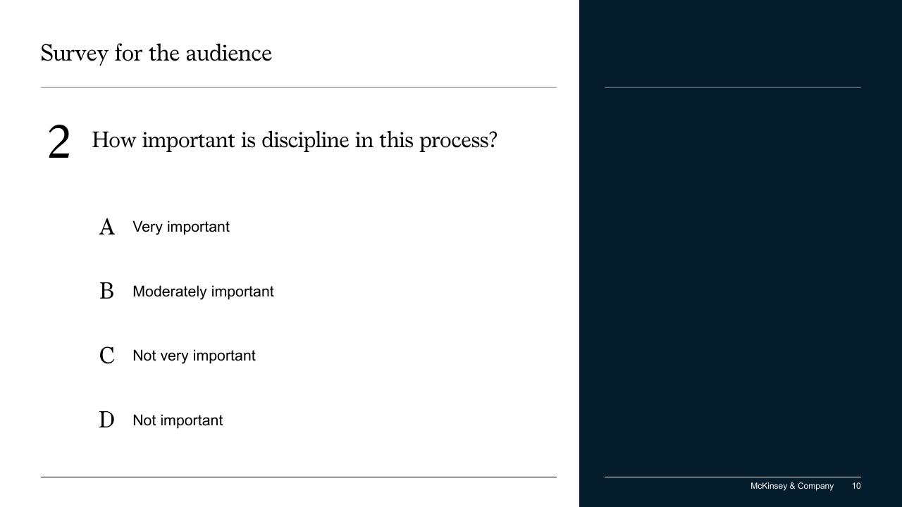 Text slide 10 from The Secret Of Transformations McKinsey