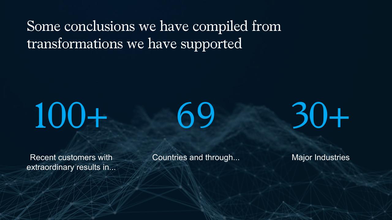 Dashboard slide 30 from The Secret Of Transformations McKinsey