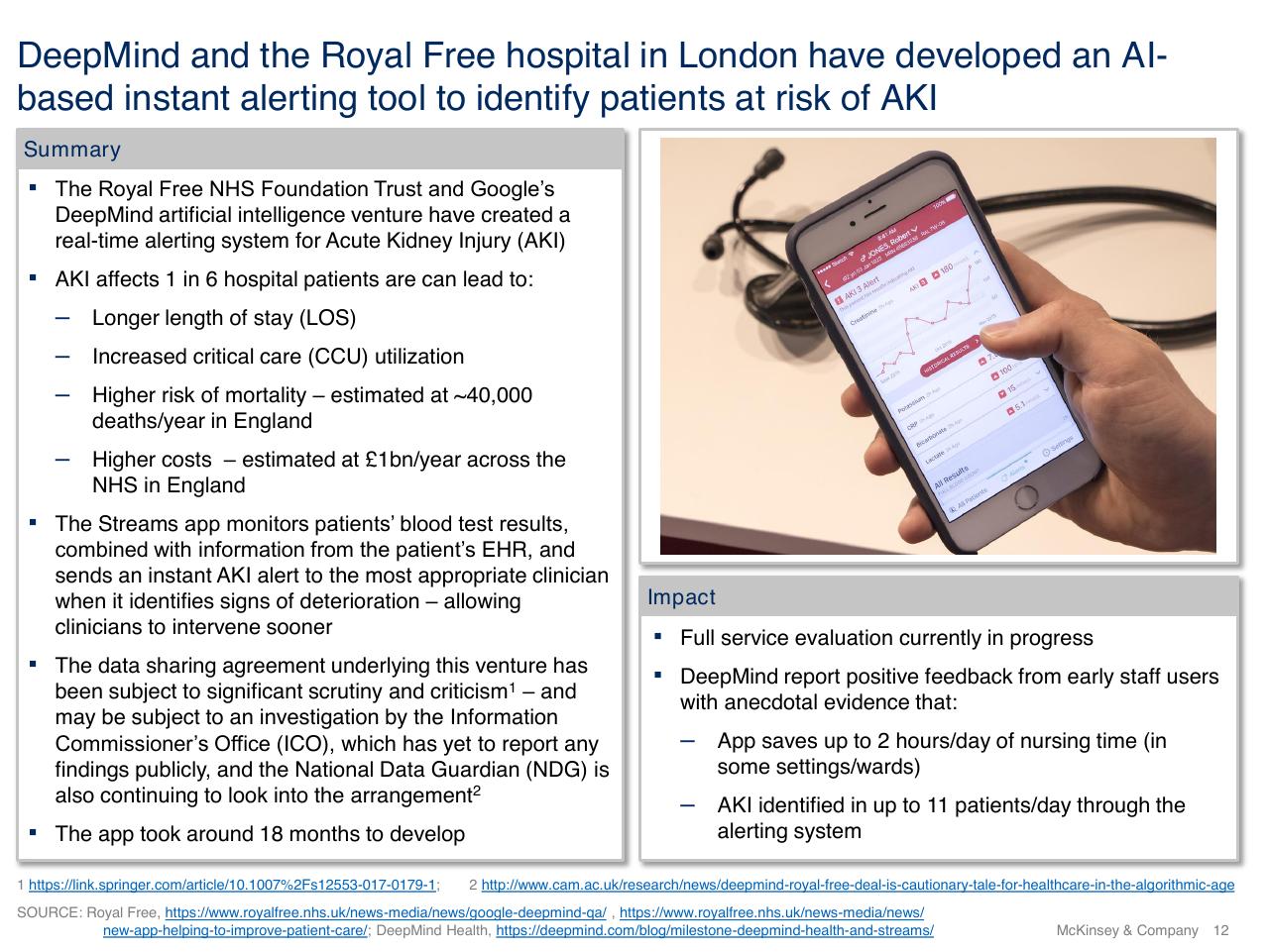 Text slide 12 from Using Artificial Intelligence To Prevent Healthcare Errors From Occurring