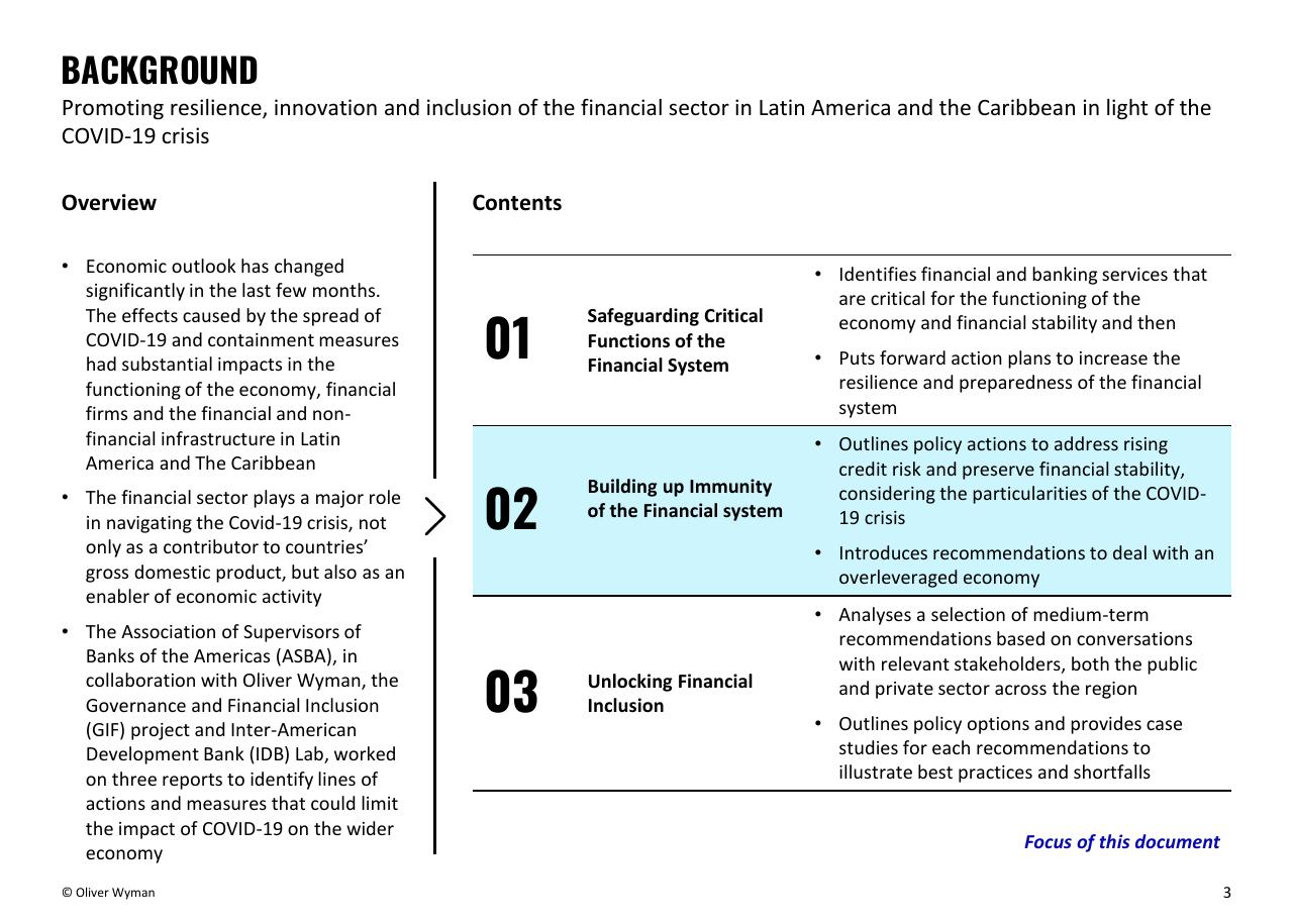 Process slide 3 from Building Up Immunity Of The Financial Sector
