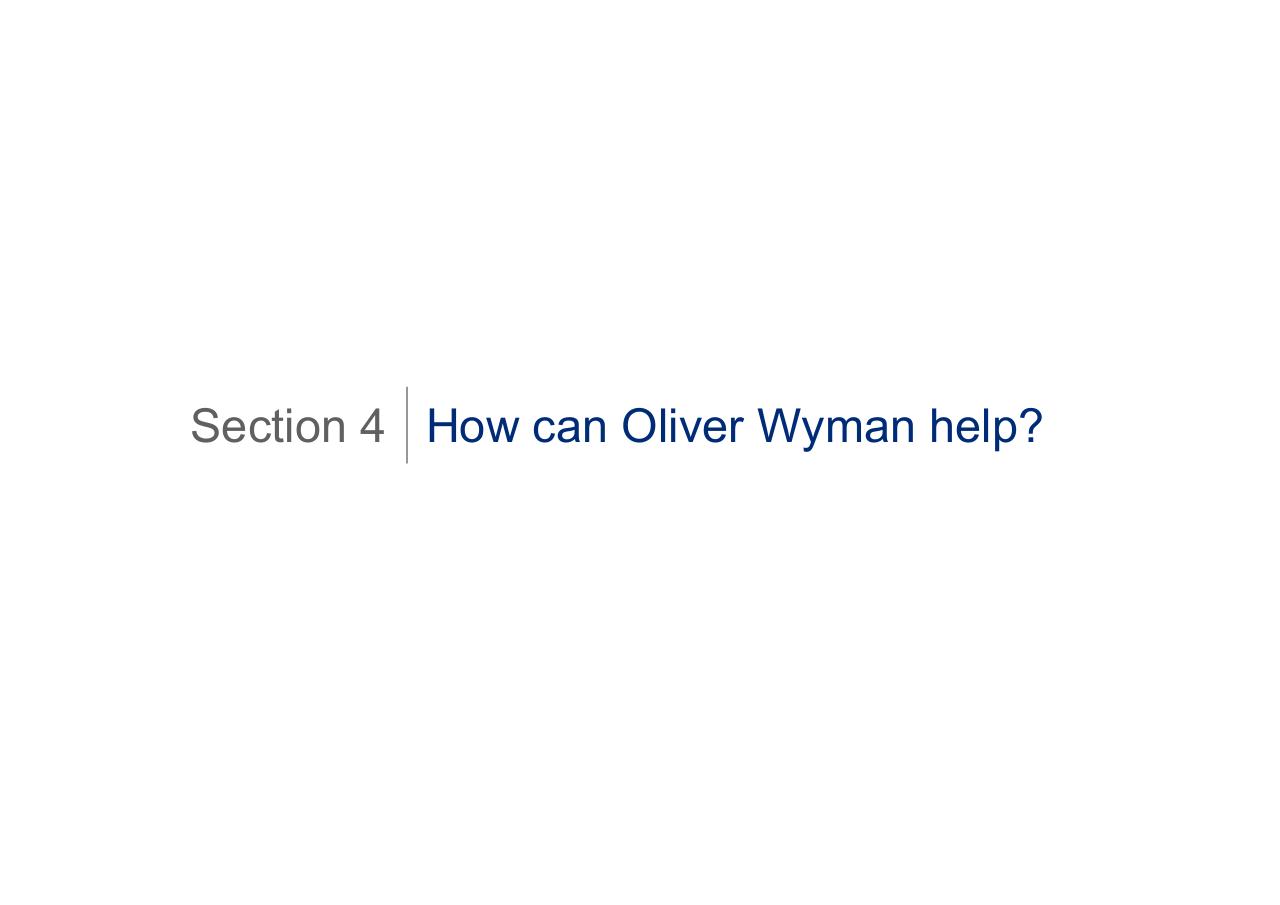 Section Divider slide 22 from Customer Experience 14bn Risk Oliver Wyman
