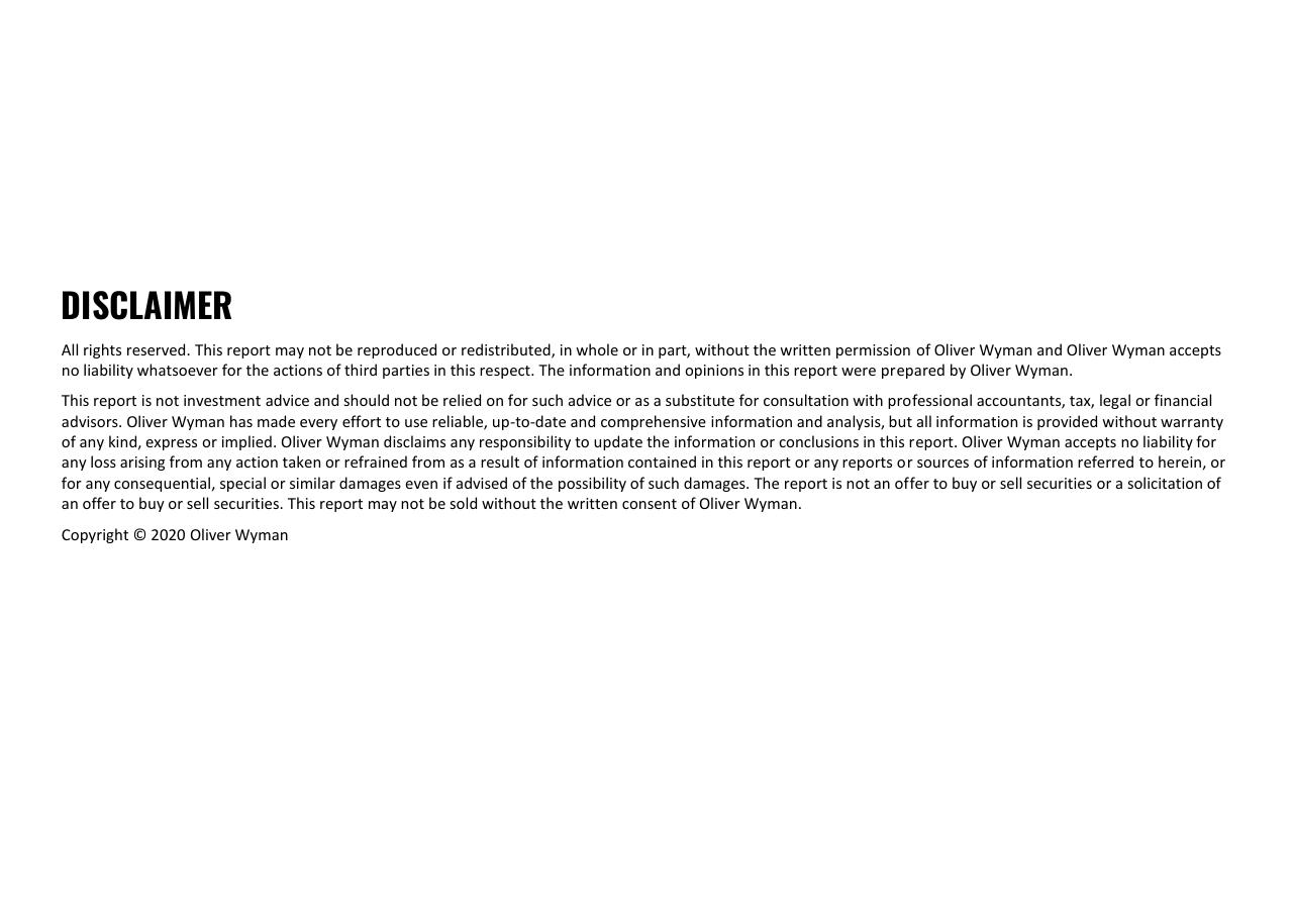 Text slide 59 from Oliver Wyman COVID 19 Special Primer
