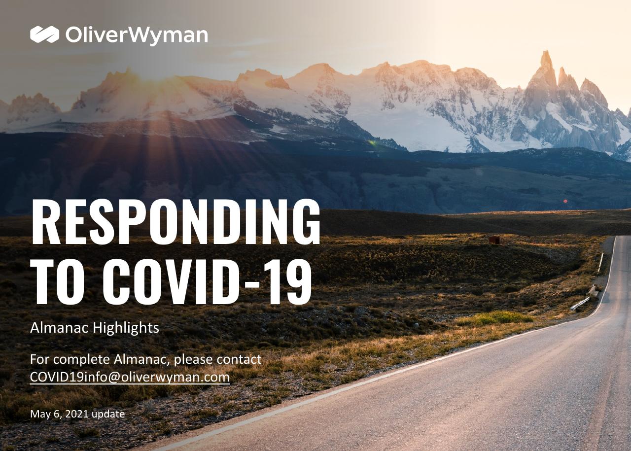 Olyver Wymann Responding To COVID 19 consulting deck cover