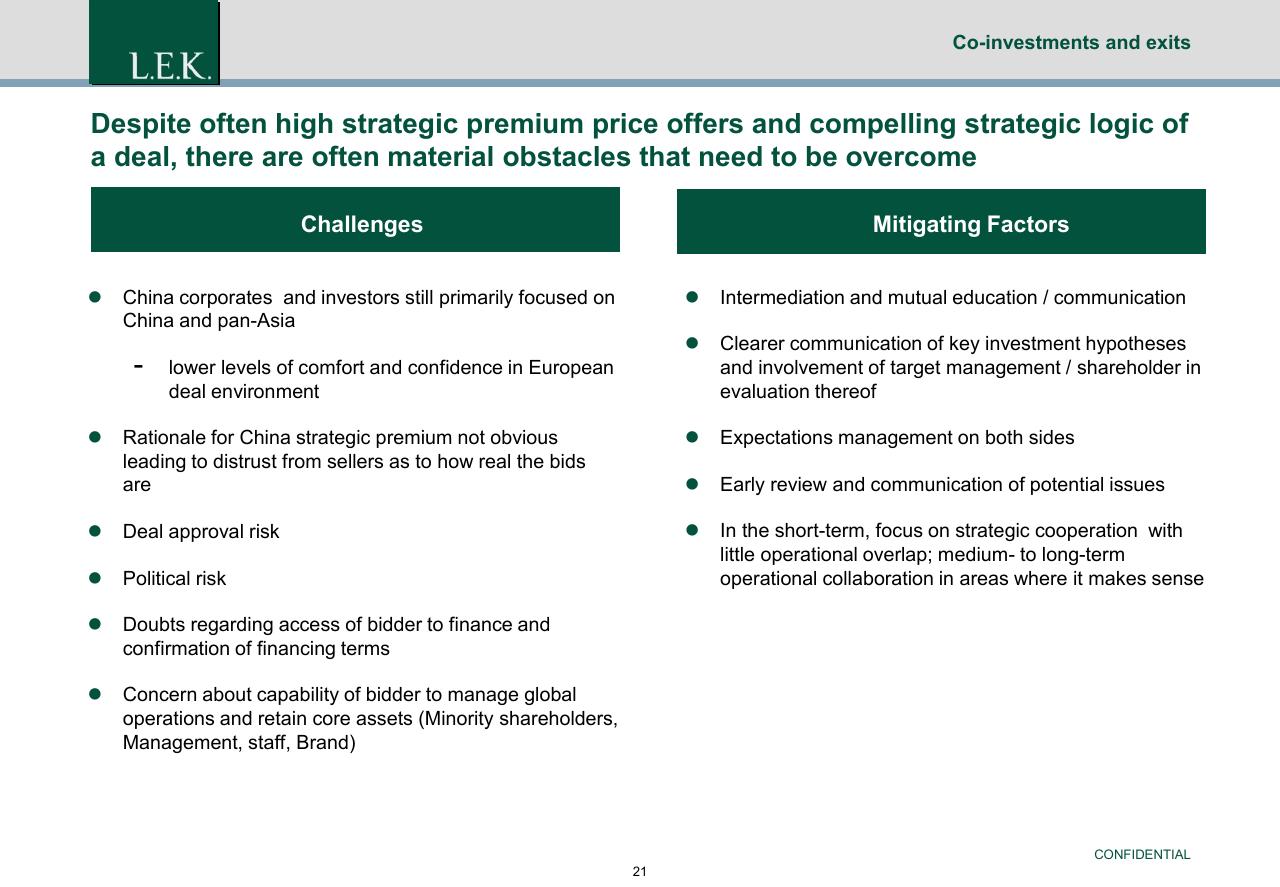 Comparison slide 22 from China Exit Or Co Investment Opportunities For German Pe Investors