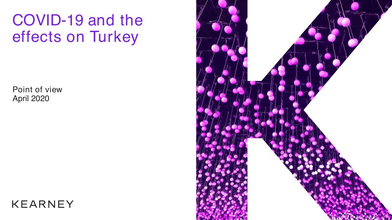 COVID 19 And Effects On Turkey consulting deck cover