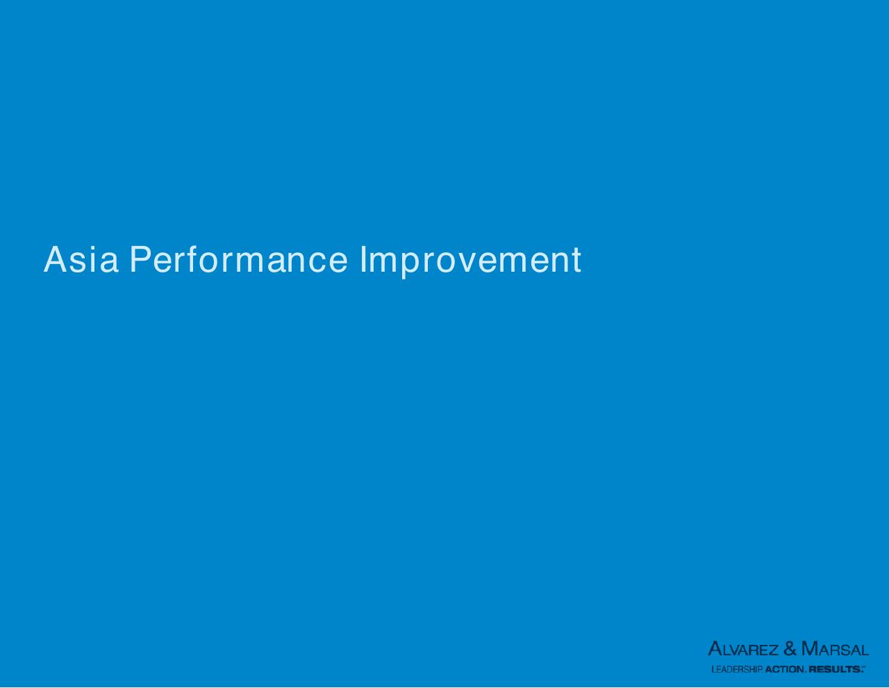 Cover slide 14 from Introduction To Am Services In Asia Other Group