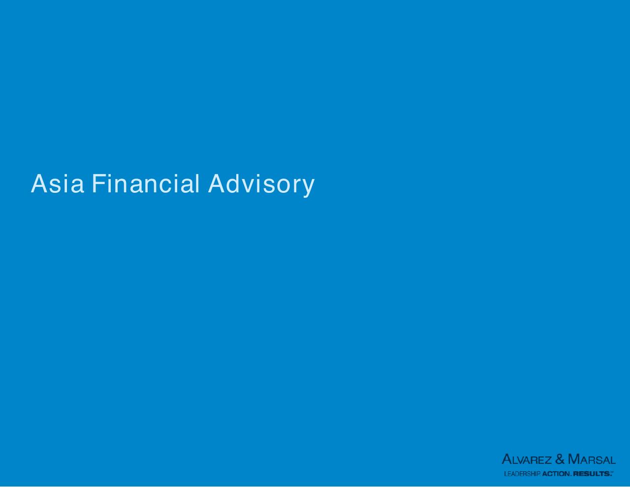 Cover slide 27 from Introduction To Am Services In Asia Other Group