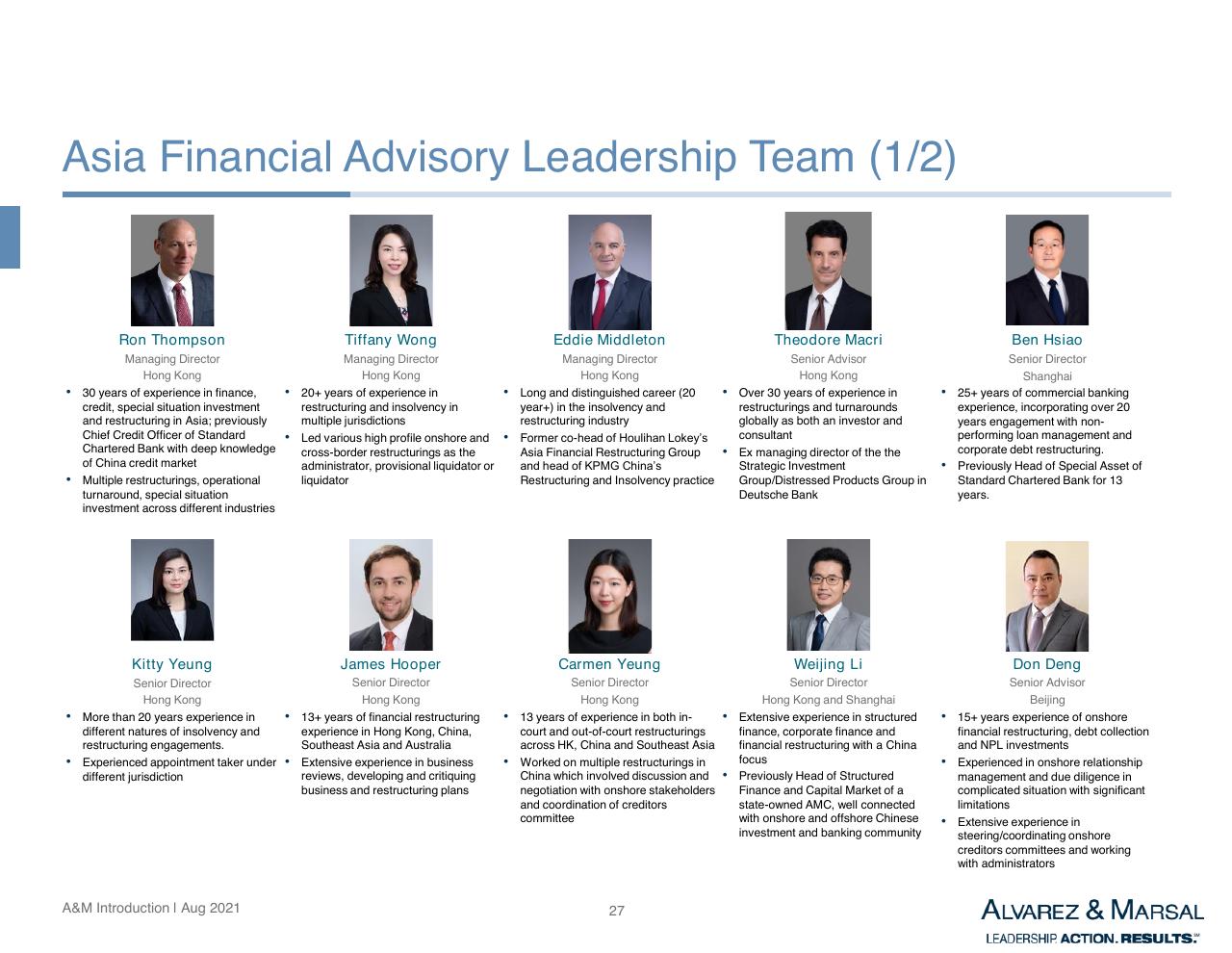 Team slide 28 from Introduction To Am Services In Asia Other Group