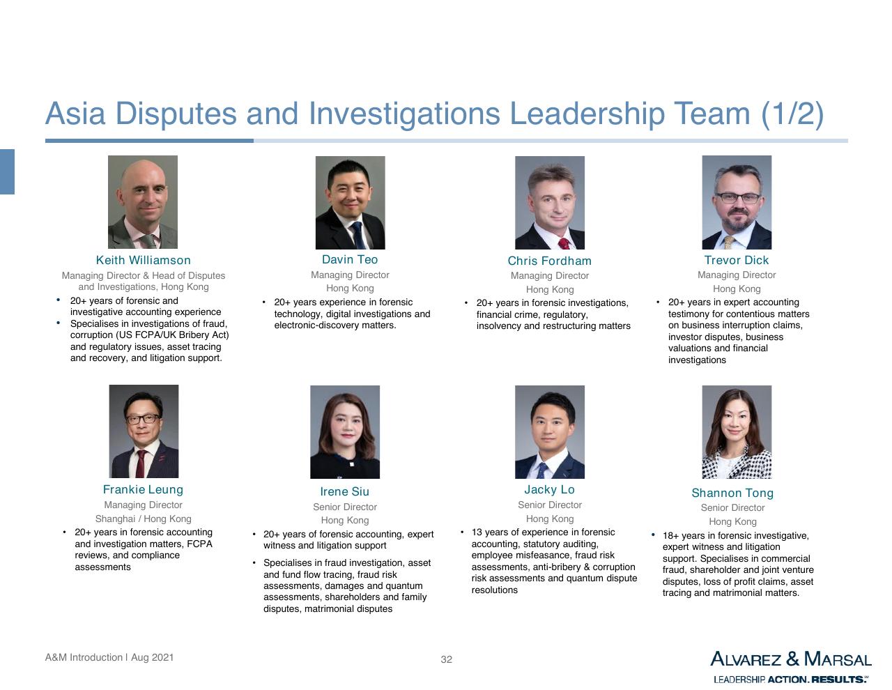 Team slide 33 from Introduction To Am Services In Asia Other Group