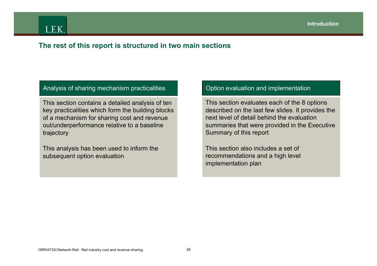 Comparison slide 29 from Orr_atoc_network Rail Rail Industry Cost And Revenue Sharing