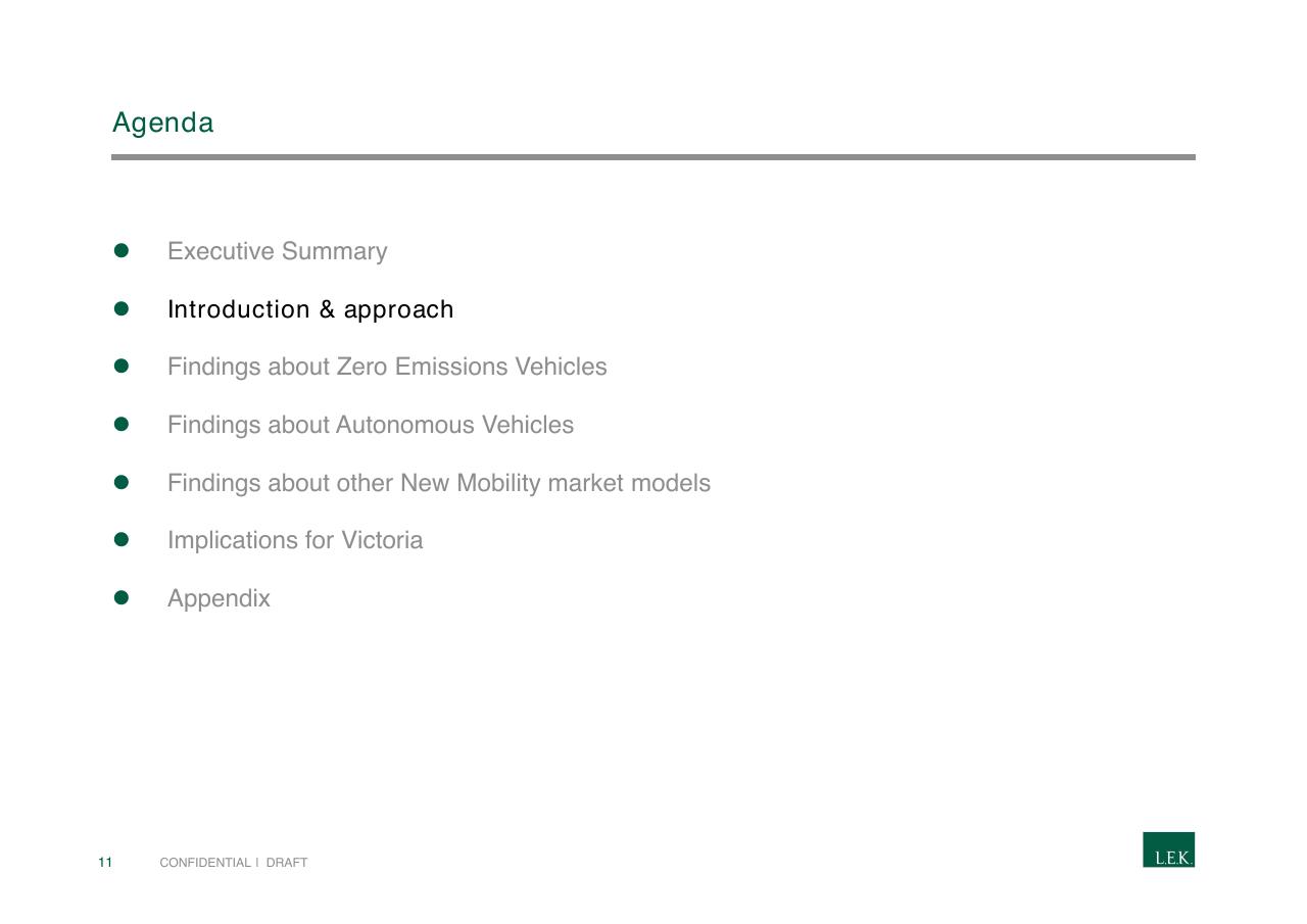 Agenda slide 11 from Pursuing Customer Inspired Growth An Answer To The Growth Imperative