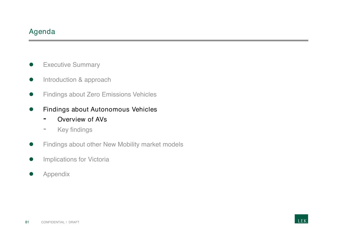 Agenda slide 81 from Pursuing Customer Inspired Growth An Answer To The Growth Imperative