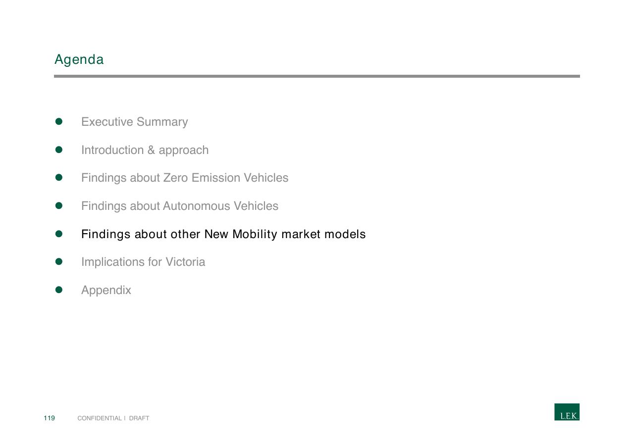 Agenda slide 119 from Pursuing Customer Inspired Growth An Answer To The Growth Imperative