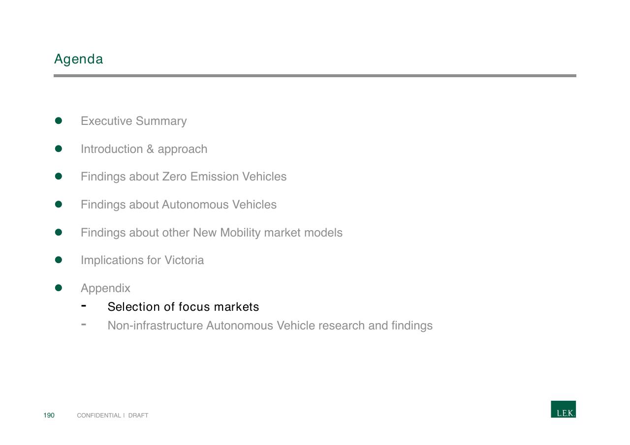 Agenda slide 190 from Pursuing Customer Inspired Growth An Answer To The Growth Imperative