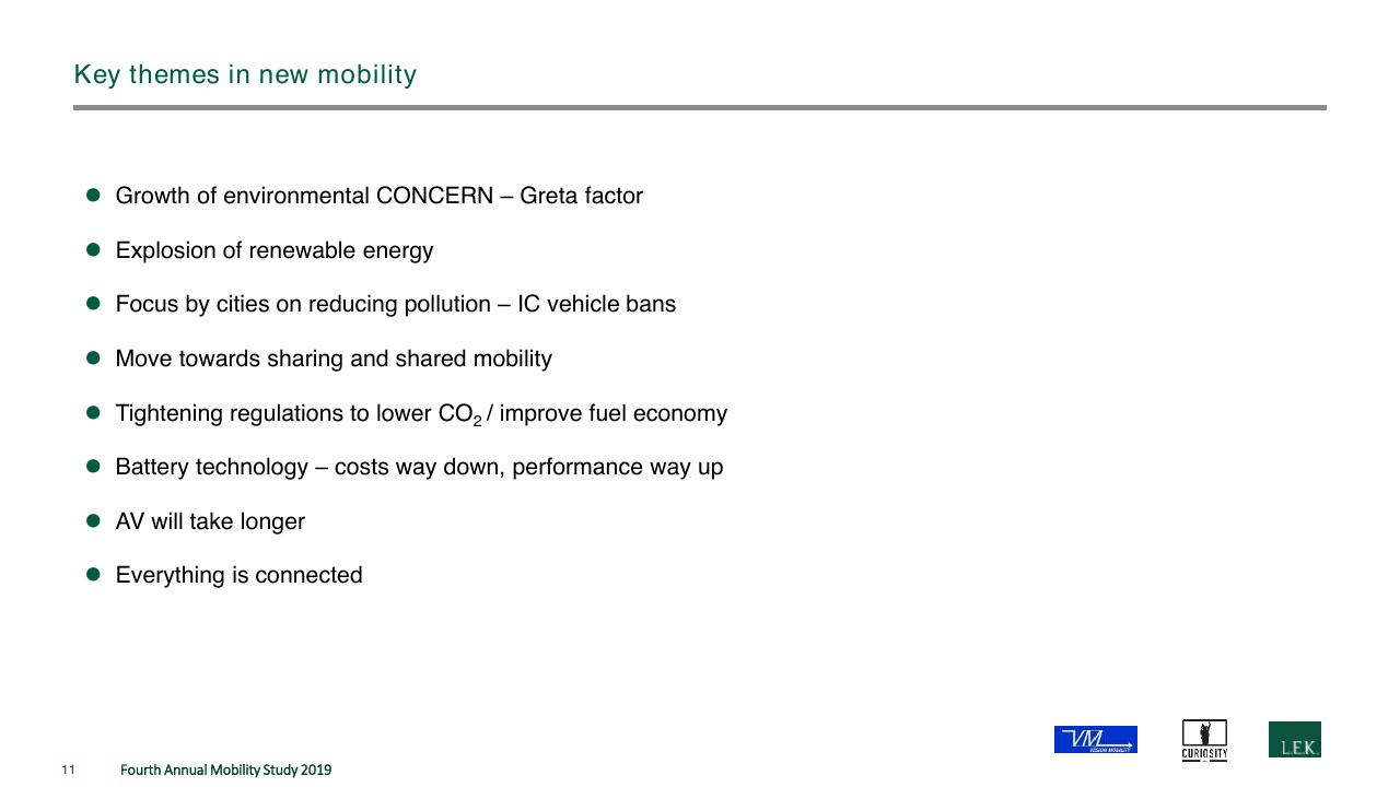 Text slide 11 from The Fourth Annual New Mobility Study How Consumer Preference Will Reshape The Automotive Industry