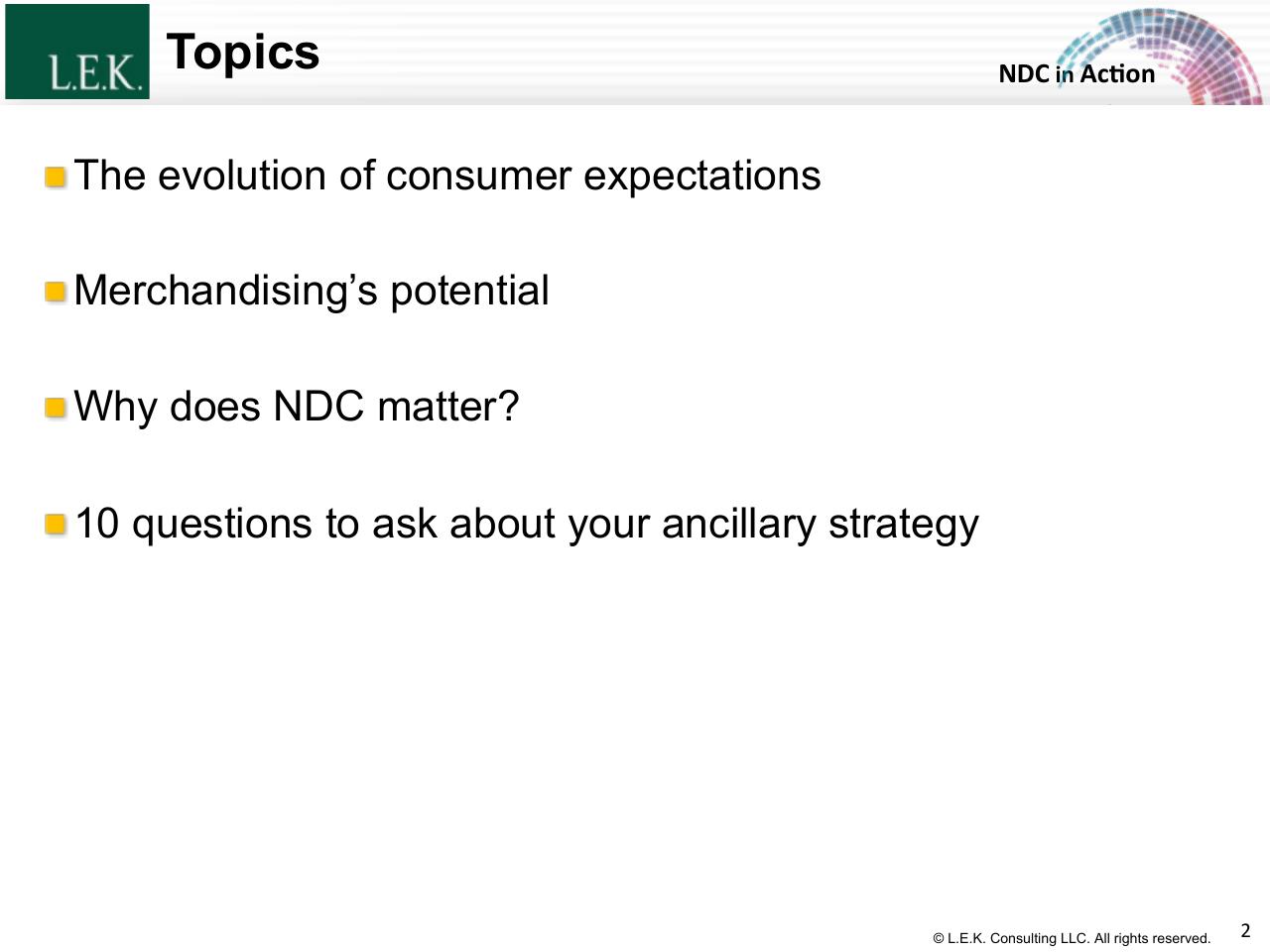 Agenda slide 2 from The Merchandising Evolution