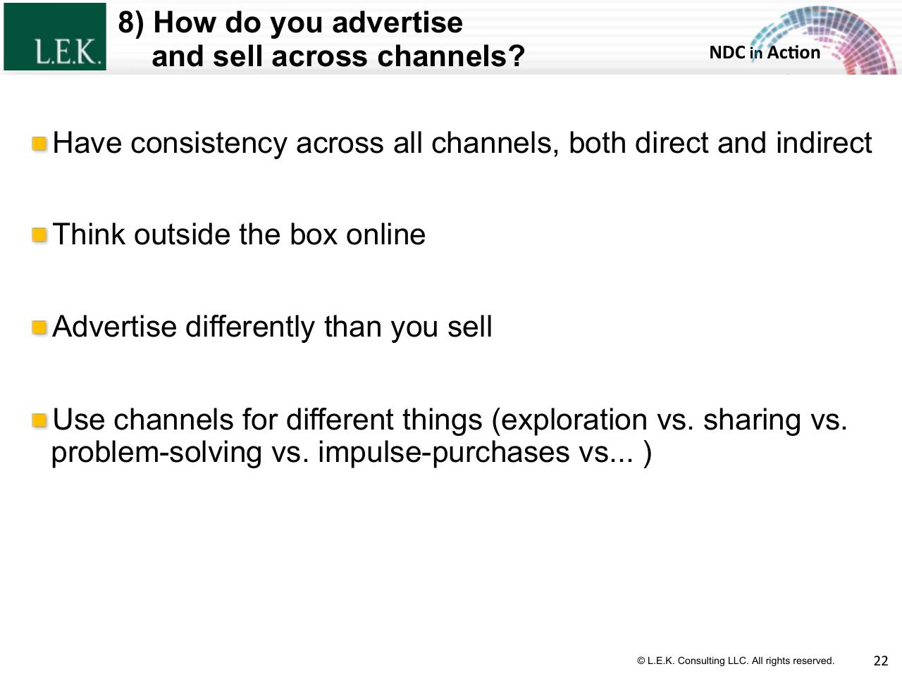 Text slide 22 from The Merchandising Evolution