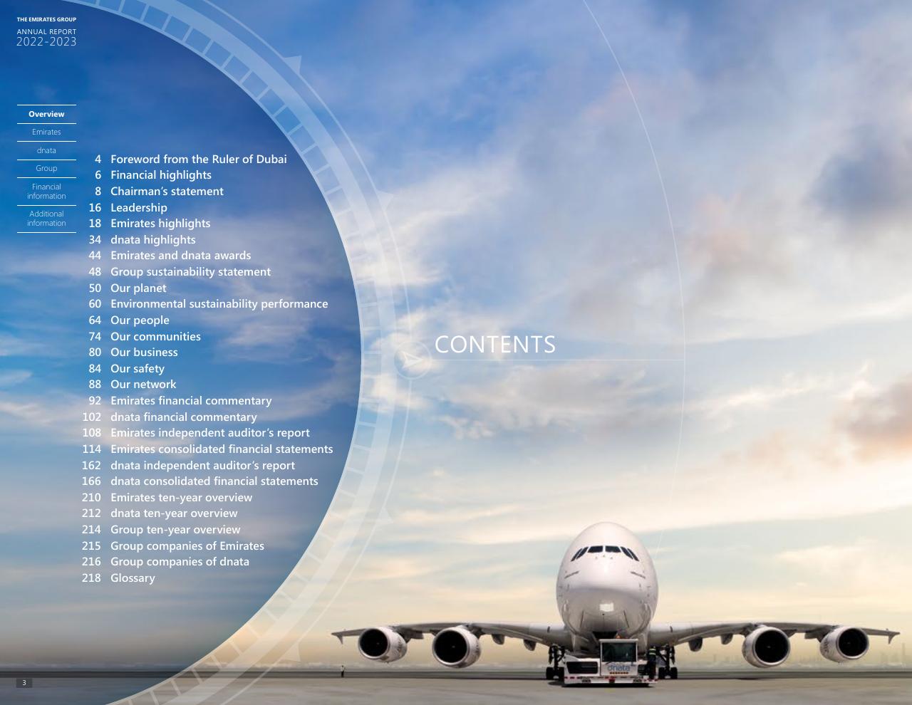 Agenda slide 3 from Annual Report 2023 2022