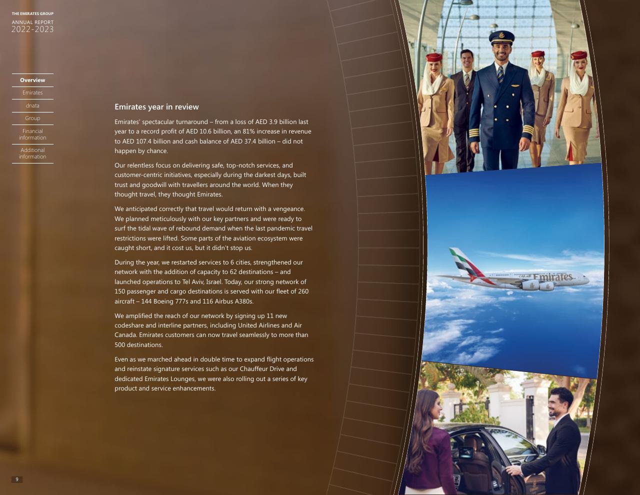 Text slide 9 from Annual Report 2023 2022