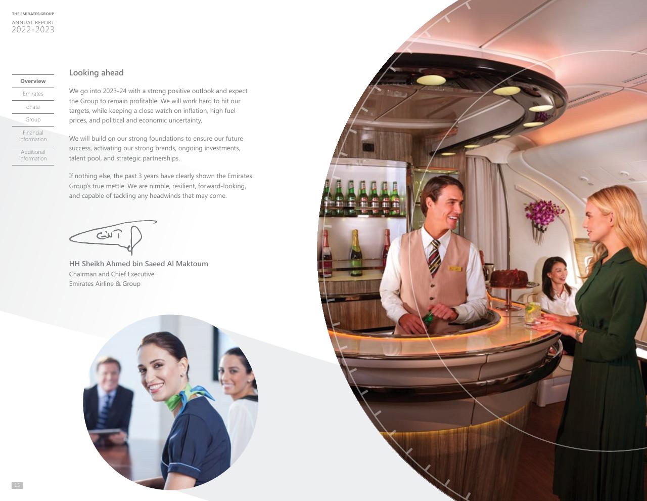 Text slide 15 from Annual Report 2023 2022